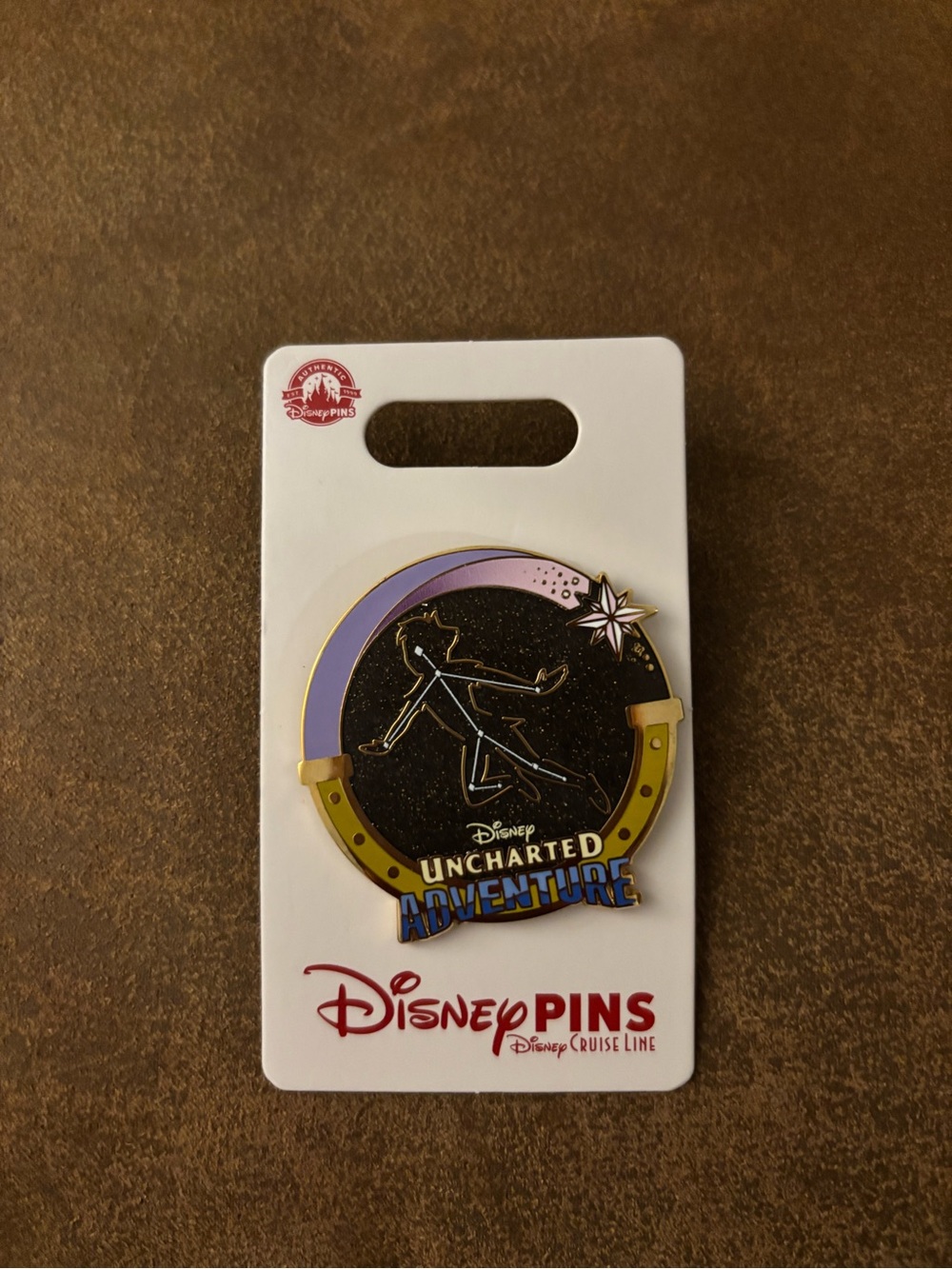 Disney cruise line uncharted adventure Peter Pan enamel pin
